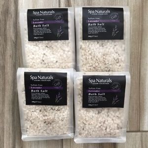 Spa naturals sulfate free lavender bath slats 500g/bag